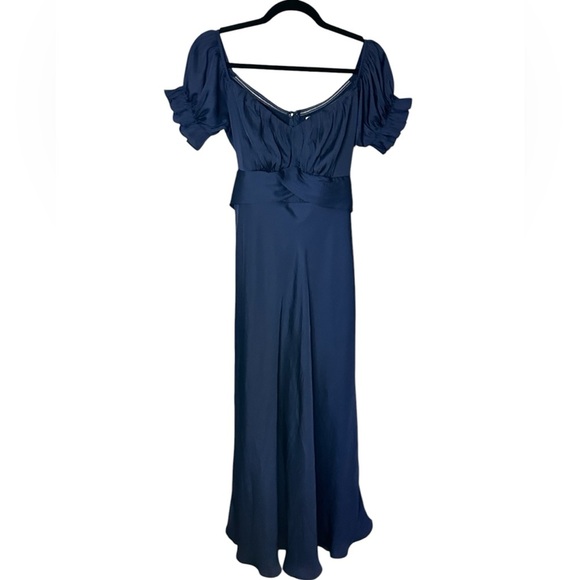 Hello Molly SKY CHILD MAXI DRESS NAVY NWT LG - Picture 3 of 8